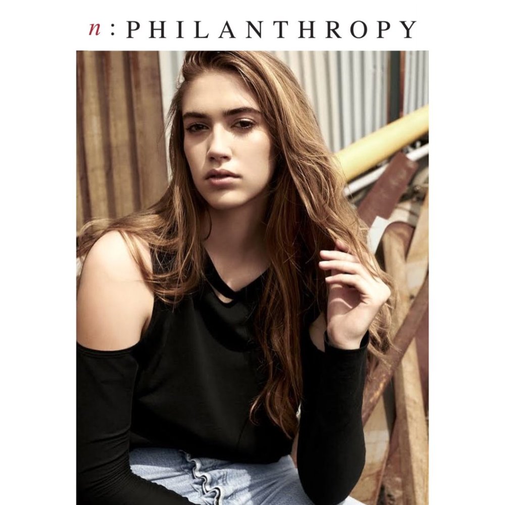 n:Philanthropy Vera Cold Shoulder Top